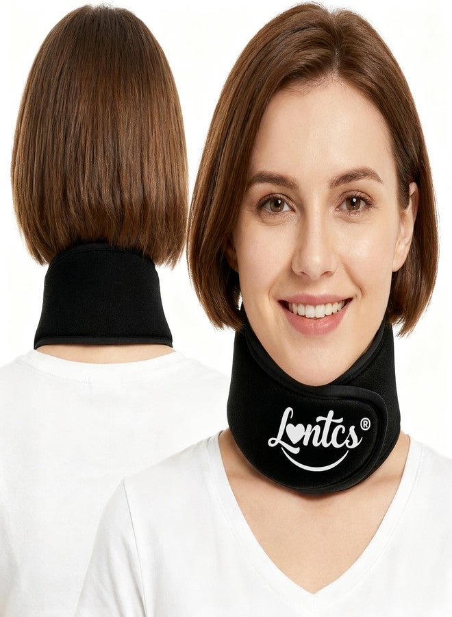 LONTCS Neck Ice Pack Wrap – Reusable Hot & Cold Gel Pack for Neck Pain Relief, Cervical Support, Tonsillectomy & Thyroid Surgery Recovery, Adjustable Freezer Wrap for Men & Women - Image 1